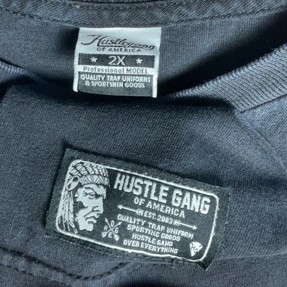 HustleGang Of America Black T Shirt 2X - Picture 6 of 9
